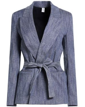 Liu Jo Blazer Polyester, Cotton, Elastane - Blue