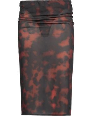 Courreges Midi Skirt Polyester, Elastane - Gray