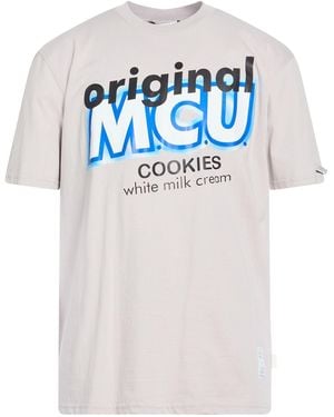 M.C.U Marco Cassese Union Light T-Shirt Cotton, Swarovski Crystal - Gray