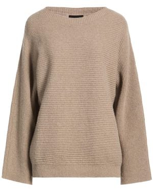 Alpha Studio Sweater Wool, Viscose, Polyamide, Cashmere - Natural