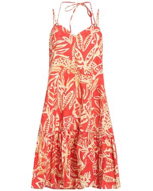 Beatrice B. Mini Dress Cotton - Red