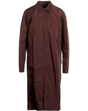 Rick Owens Overcoat & Trench Coat - Brown