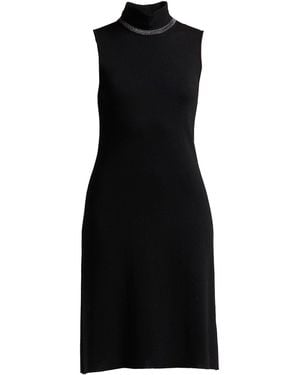Purotatto Midi Dress Merino Wool - Black