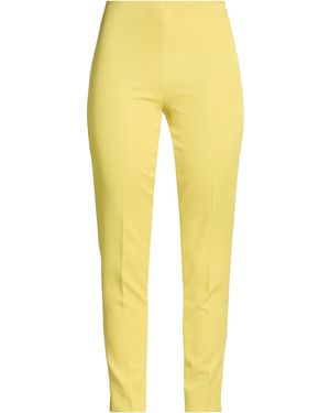 Sandro Ferrone Lime Pants Polyester, Elastane - Yellow
