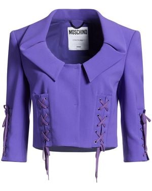 Moschino Jacket Polyester, Polyurethane - Blue