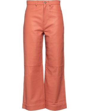 Proenza Schouler Trousers Shearling - Orange