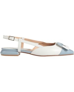 CafeNoir Ballet Flats - White