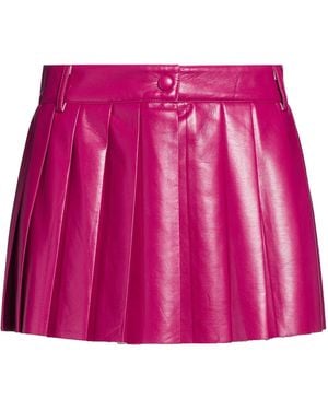 Jucca Fuchsia Mini Skirt Polyester, Polyurethane - Pink
