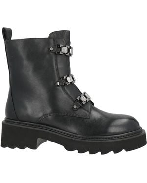 Tosca Blu Ankle Boots Textile Fibres - Black