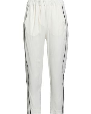 EMMA & GAIA Pants Cupro - White