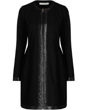 19.70 Nineteen Seventy Mini Dress Viscose, Polyamide, Elastane - Black