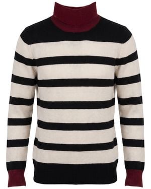 Dondup Turtleneck Wool, Cashmere - Blue