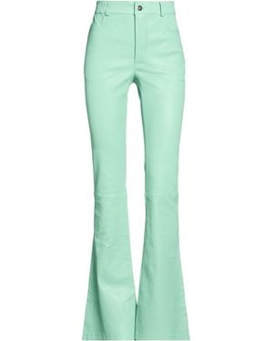 DESA NINETEENSEVENTYTWO Trousers Leather - Green