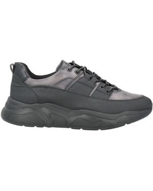 Doucal's Sneakers Leather, Textile Fibers - Gray