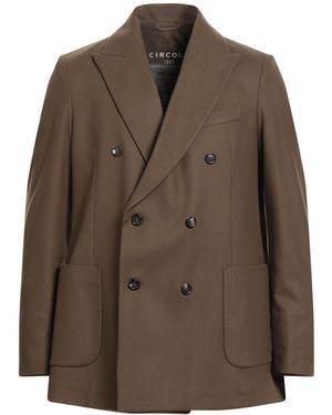 Circolo 1901 Khaki Blazer Wool - Brown