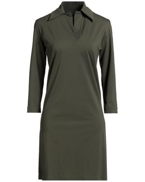 Rrd Military Mini Dress Polyamide, Elastane - Green