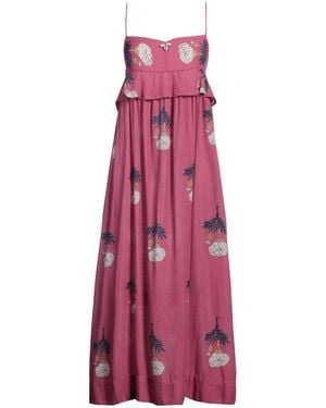 Alix Of Bohemia Midi Dress Tencel - Purple