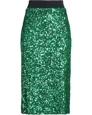 Shirtaporter Midi Skirt Polyester, Elastane - Green