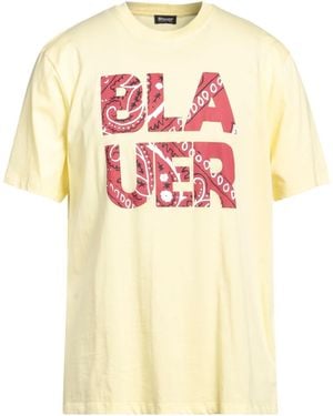 Blauer T-shirt - Yellow