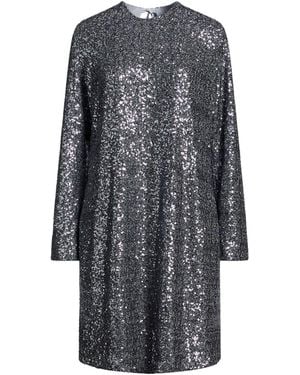 RUE DU BAC Mini Dress Polyester, Elastane - Grey