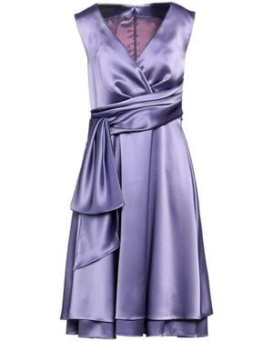 Talbot Runhof Midi Dress - Purple