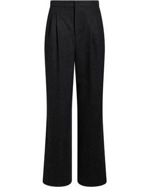 Ami Paris Charcoal Pants Virgin Wool - Black