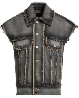 FEDERICO CINA Jeansjacke/-Mantel - Schwarz