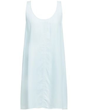 HER SHIRT HER DRESS Mini Dress - Blue