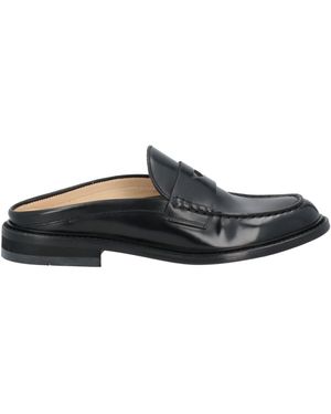 Doucal's Mules & Clogs Leather - Black