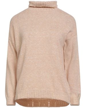 Anneclaire Turtleneck Wool, Silk - Natural