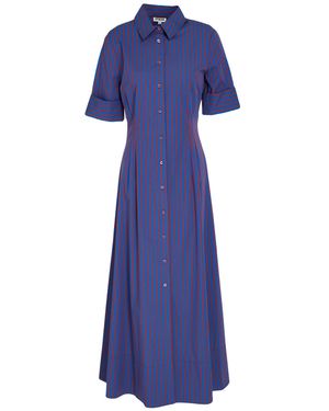 STAUD Maxi Dresses - Blue