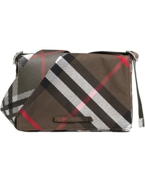 Burberry Khaki Cross-Body Bag Polyester, Cotton - Brown