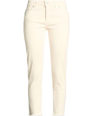 Haveone Cream Jeans Cotton, Elastane - Natural