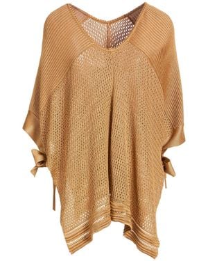 Alberta Ferretti Cape Viscose - Brown