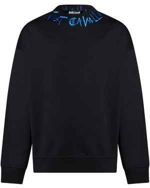 Just Cavalli Sweatshirt Cotton - Blue