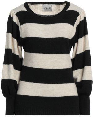 CROCHÈ Pullover - Nero