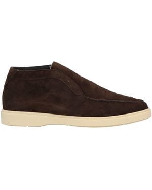 Andrea Ventura Firenze Dark Ankle Boots Leather - Brown