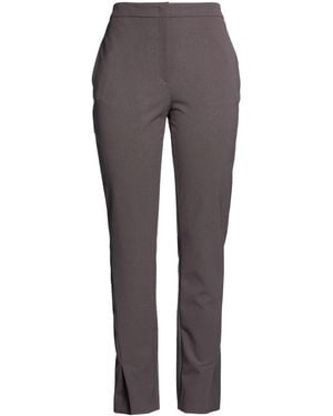 Piazza Sempione Chocolate Pants Virgin Wool, Polyamide, Elastane - Gray