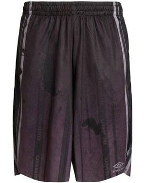 Umbro Dark Shorts & Bermuda Shorts Polyester - Gray