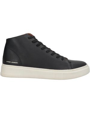 Crime London Sneakers Leather - Black