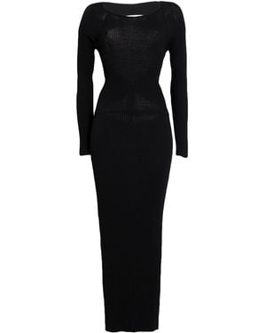 Akep Maxi Dress Ecovero Viscose, Polyester - Black