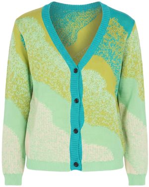 SOLOTRE Light Cardigan Cotton - Green
