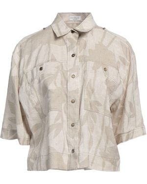 Brunello Cucinelli Shirt Linen - Natural