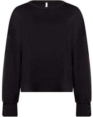 Imperial Sweatshirt Viscose, Polyamide, Elastane - Black
