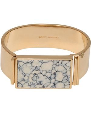 Isabel Marant Ivory Bracelet Brass, Stone - White
