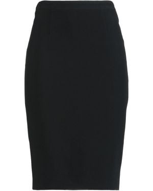 Andrew Gn Midi Skirt Viscose, Acetate - Black