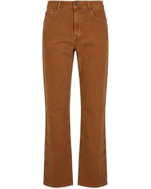 Isabel Marant Camel Trousers Cotton, Hemp - Brown
