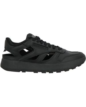 MAISON MARGIELA x REEBOK Trainers Leather, Textile Fibres - Black