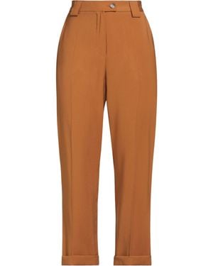 Siste's Trousers Viscose, Polyester - Brown