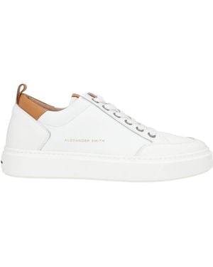 Alexander Smith Sneakers Leather, Synthetic Material - White